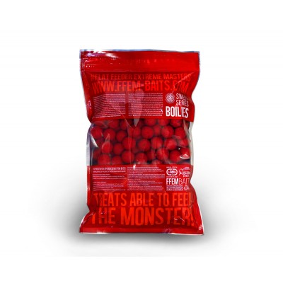 FFEM Бойлы вареные Super Jam Boilies Strawberry 20мм 1кг