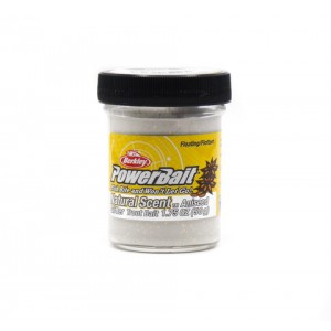 BERKLEY Паста форелевая анис белая PowerBait Natural Glittert Trout Bait White