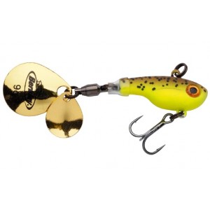 BERKLEY Спинтейл Pulse Spintail 5г Brown Chartreuse