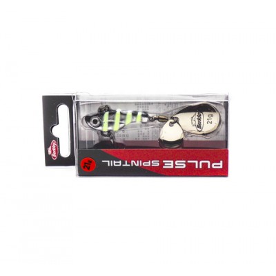 BERKLEY Спинтейл Pulse Spintail 21г Glow Silver Zebra