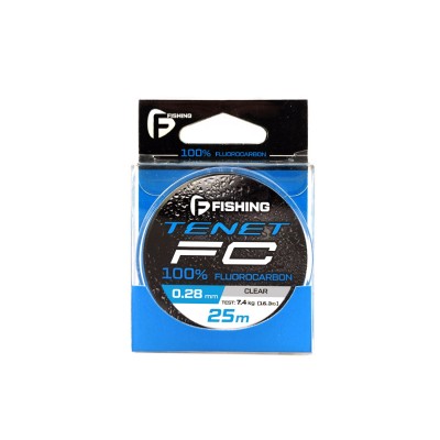 F-FISHING Леска Tenet Fluorocarbon 25м 0,28мм 7,4кг/16,3lb