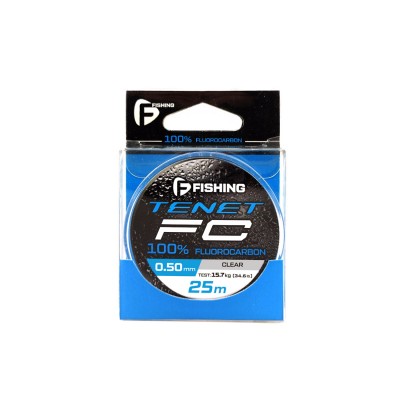 F-FISHING Леска Tenet Fluorocarbon 25м 0,50мм 15,7кг/34,6lb