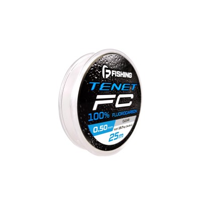 F-FISHING Леска Tenet Fluorocarbon 25м 0,50мм 15,7кг/34,6lb