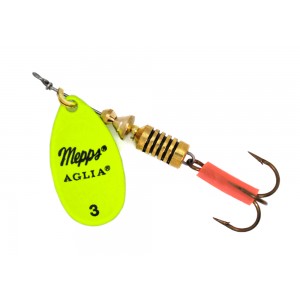 MEPPS Блесна Aglia Fluo №3 6.5г chartreuse