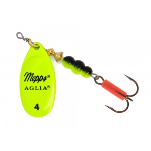 MEPPS Блесна Aglia Fluo №4 9г chartreuse