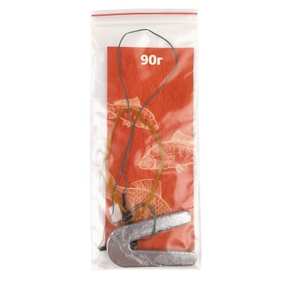 FISH SEASON Монтаж  Жмыховка оснащенная  90г 2 крючка