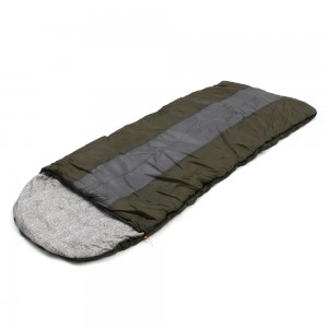 СЛЕДОПЫТ Спальный мешок Traveller XL ±5% до 0С утеп. термо 300г/м2 хаки