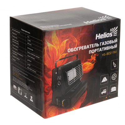 HELIOS Обогреватель газовый портативный с переходником HELIOS Обогреватель газовый портативный с переходником