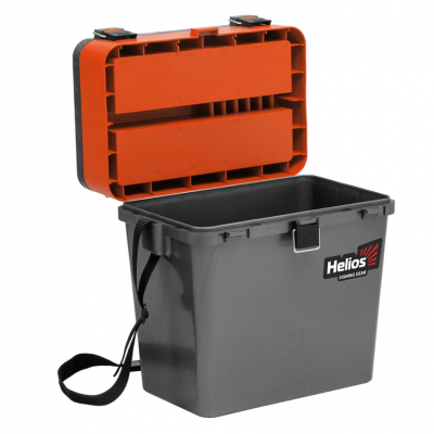HELIOS Ящик зимний серый/оранжевый