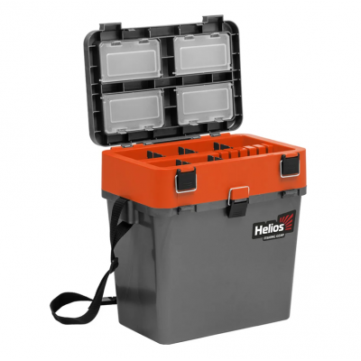 HELIOS Ящик зимний серый/оранжевый
