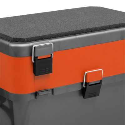HELIOS Ящик зимний серый/оранжевый