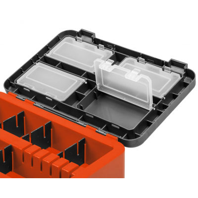 HELIOS Ящик зимний серый/оранжевый