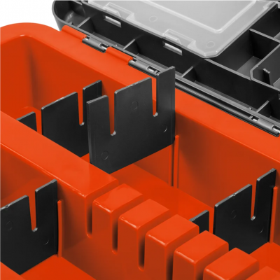 HELIOS Ящик зимний серый/оранжевый