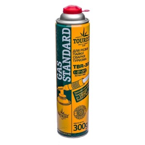 Баллон газовый Standard резьбовой для портативных приборов (TBR-300) Tourist