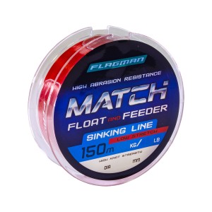 FLAGMAN Леска Match and Feeder Sinking Line 150м 0.165мм