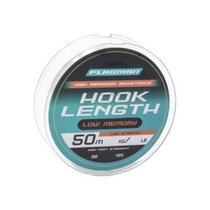 FLAGMAN Леска Hook Lenght 50м 0.10мм БУДЕТ ЗАМЕНА