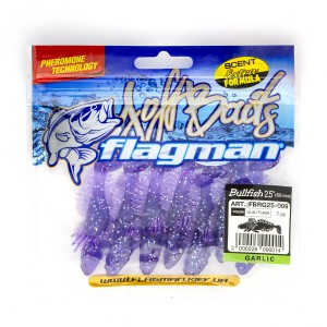 FLAGMAN Виброхвост Bullfish 2.5" #009 Lilac flash 6см 7шт