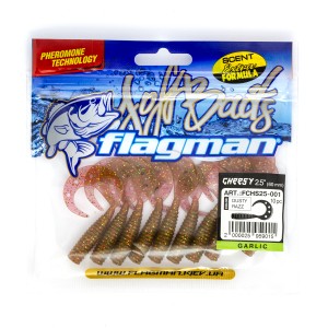 FLAGMAN Твистер Cheesy 2.5" Dusty razz 6.4см 10шт