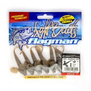 FLAGMAN Виброхвост Grasper 2.7" #003 Peel Nut 7см 7шт