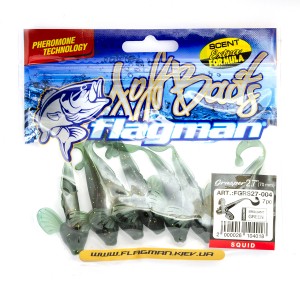 FLAGMAN Виброхвост Grasper 2.7" #004 Brilliant green 7см 7шт