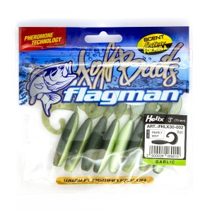 FLAGMAN Твистер Helix 3" #002 Pearly mint 7.6см 8шт