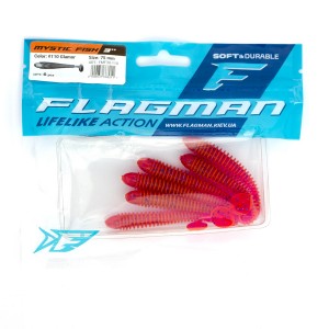 FLAGMAN Виброхвост Mystic Fish 3" #110 Glamour 7.5см 6шт