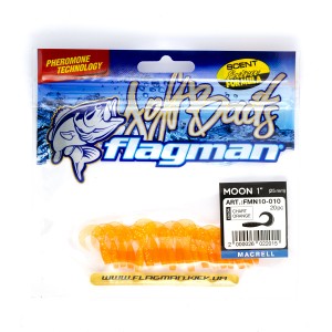 FLAGMAN Твистер Moon 1" #010 Chart orange 2.5см 20шт