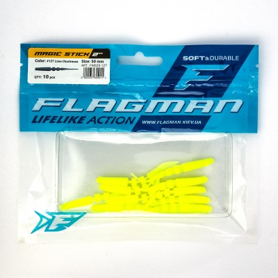 FLAGMAN Слаг Magic Stick 2" #127 Lime Chartreuse 5см 10шт