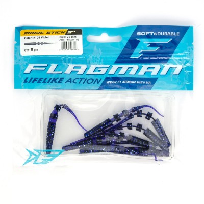 FLAGMAN Слаг Magic Stick 3" #105 Violet 7,5см 8шт