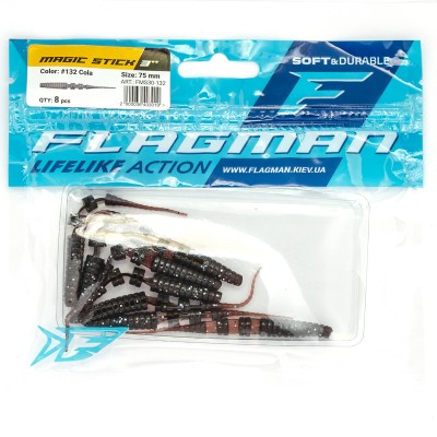 FLAGMAN Слаг Magic Stick 3" #132 Cola 7,5см 8шт