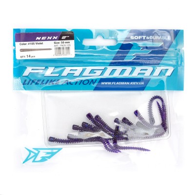 FLAGMAN Слаг Nexx 2" #105 Violet 5см 14шт