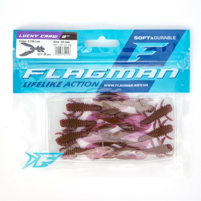 FLAGMAN Рак Lucky Craw 2,0" #106 Lox 5см 8шт