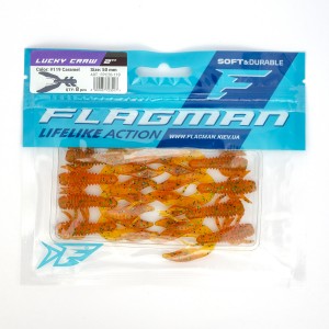 FLAGMAN Рак Lucky Craw 2.0" #119 Caramel 5см 8шт