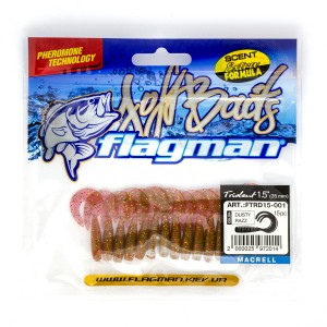 FLAGMAN Твистер Trident 1.5" Dusty razz 3.8см 15шт