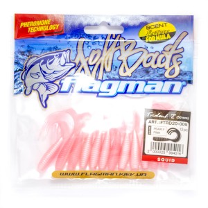 FLAGMAN Твистер Trident 2" Pearly pink 5см 12шт