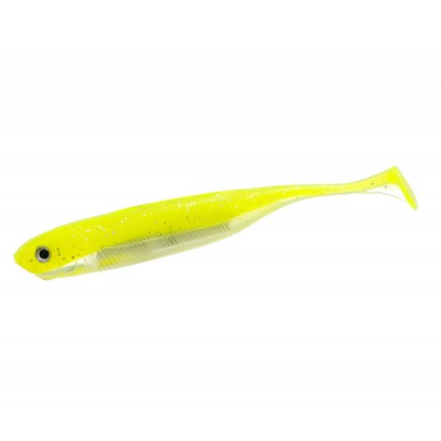 FLAGMAN Виброхвост Real Shad 3,5" Chartreuse Macrell 8,7см 5шт