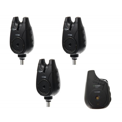 CARP PRO Набор электронных сигнализаторов поклевки D-Carp WT 3+1