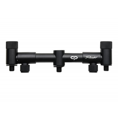 CARP PRO Буз-бар Rondel на 2 удилища алюминий black 7-10" 18-25см