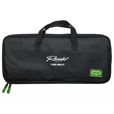 CARP PRO Набор стоек с буз-барами Rondel для 3-х удилищ алюминий black в сумке