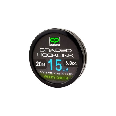 CARP PRO Поводковый материал Delight Sinking Hooklink зеленый 15lb 20м