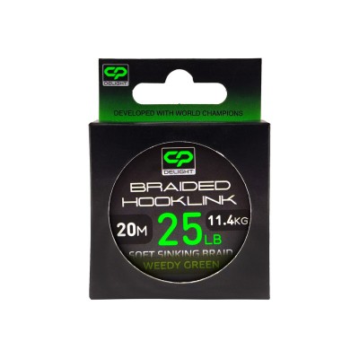 CARP PRO Поводковый материал Delight Sinking Hooklink зеленый 25lb 20м