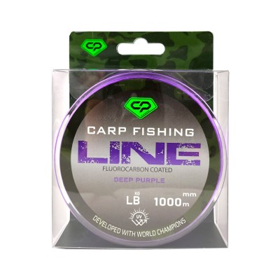 CARP PRO Леска Fluorocarbon Coated Deep Purple 1000м 0,331мм
