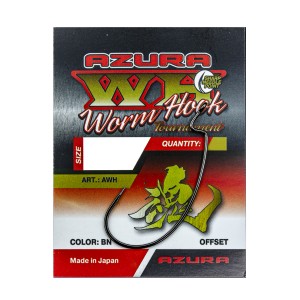 AZURA Крючок Tournament Worm Hook №1 8шт