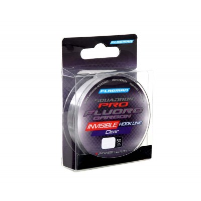 FLAGMAN Леска Squadron Pro Fluorocarbon Line 50м 0,178мм