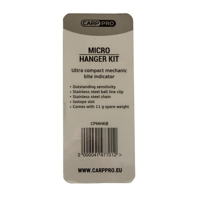 CARP PRO Механический индикатор поклевки на цепочке Hanger микро нерж сталь blue