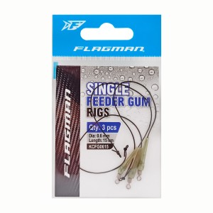 FLAGMAN Амортизатор для фидера Feeder Gum Rig Ready 15cм d0.6мм 3шт