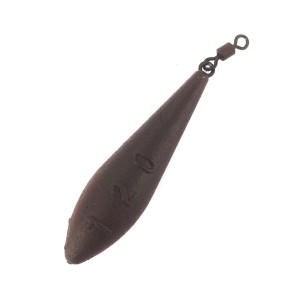 F-FISHING Грузило Long Cast с вертлюгом 120г brown 2шт ВР