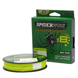 SPIDERWIRE Шнур плетеный Х8 Braid Stealth Smooth 150м яркожелтый 0.23мм 23.6кг