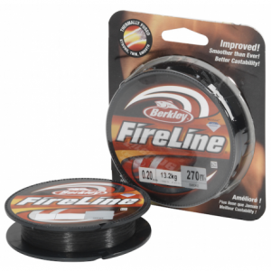 BERKLEY Шнур плетеный Fireline Fused Original 110м темносерый 0.10мм 5.9кг Smoke