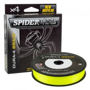 SPIDERWIRE Шнур плетеный Х4 Dura Braid 150м яркожелтый 0.30мм 29.0кг 64lb Yel